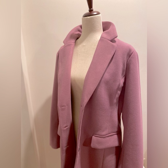 Allegra K, Size XL, Pink, Notched Lapel Single Breasted Coat - NWT - Picture 13 of 15